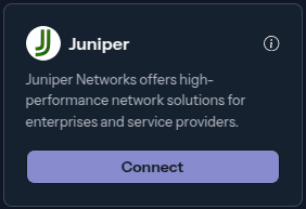 Juniper Integration Card